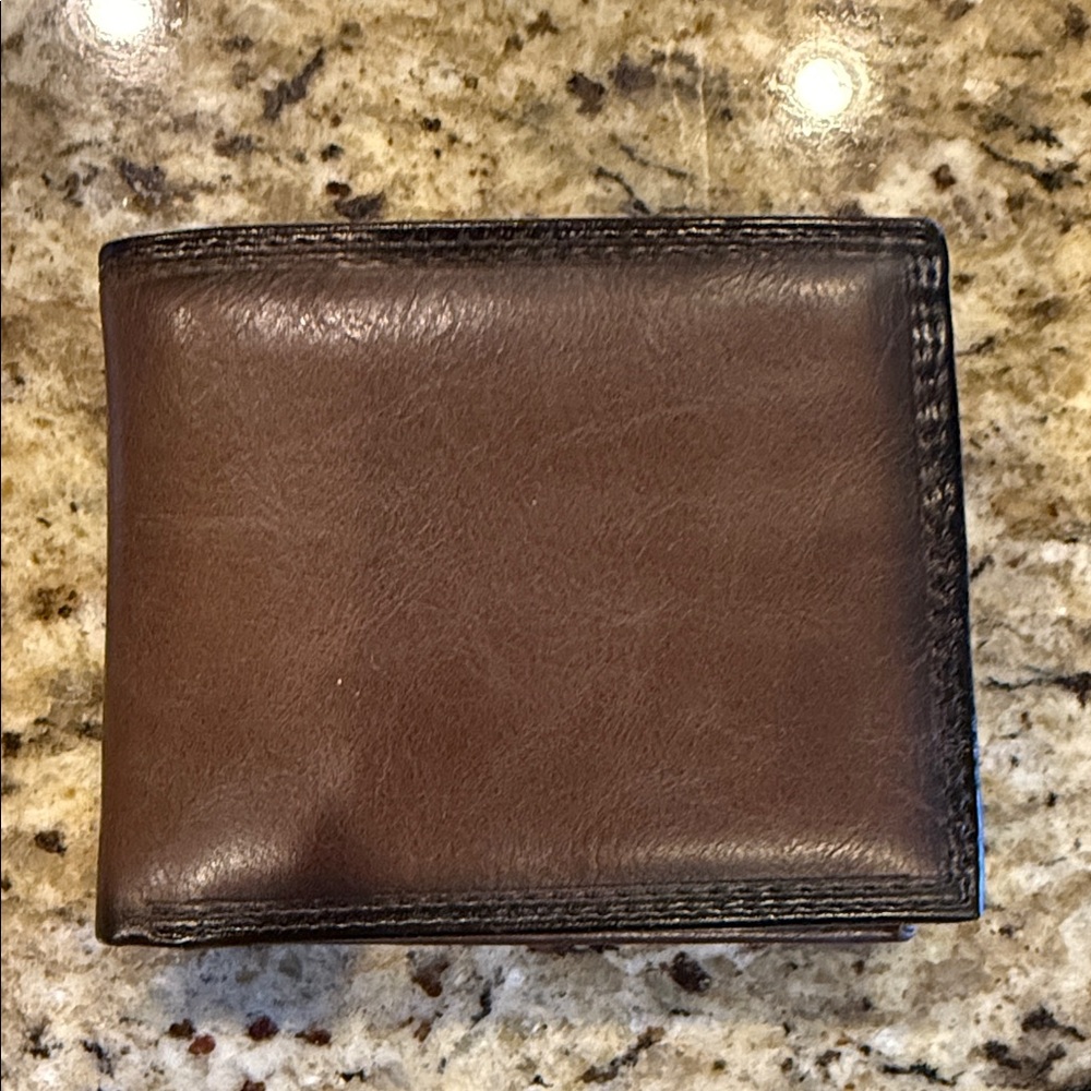 Croft & Barrow Dark Brown Leather Wallet